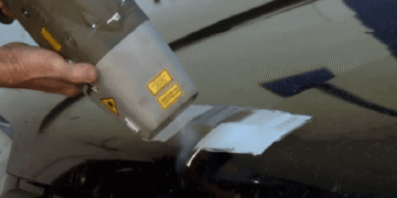 Is there a way to remove Laser paint?