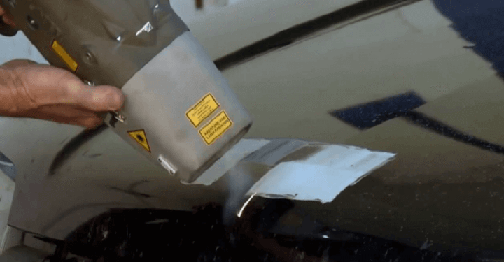 Is there a way to remove Laser paint?