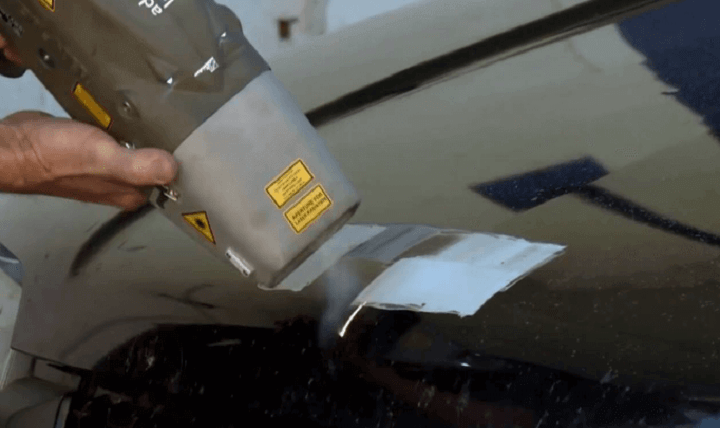 Is there a way to remove Laser paint?